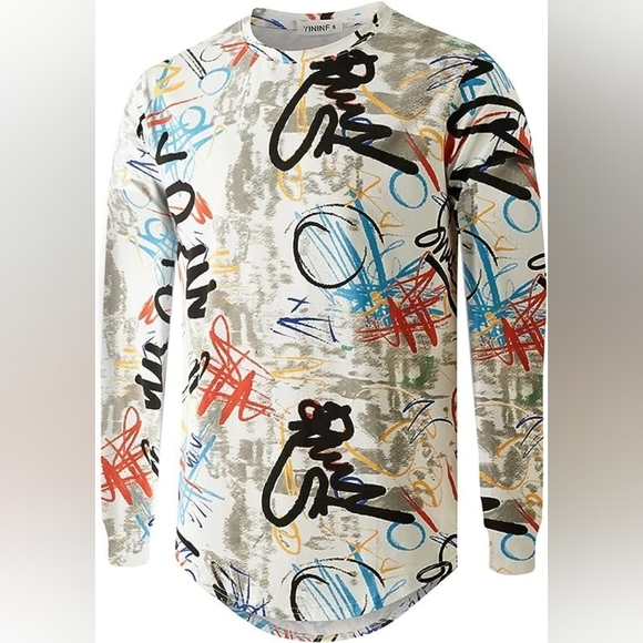 Other - New Men's Graffiti Artwork Shirt Multiple Sizes